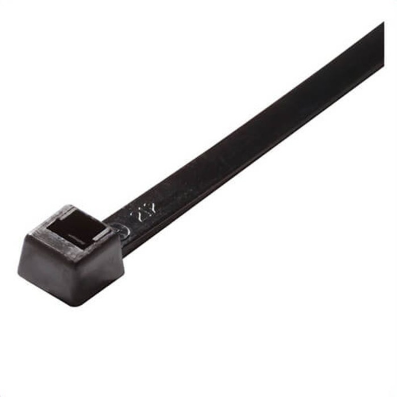 ACT AL-30-120-0-L Heavy Duty Light Standard Cable Tie, 30 in L x 0.3 in W x 0.08 in thick, Nylon 6.6, UV Black