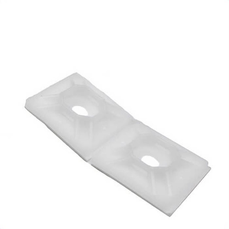 ACT AL-MP-1000-9-C Mounting Base, Nylon, Natural, 0.99 in Base L, 0.99 in Base Width