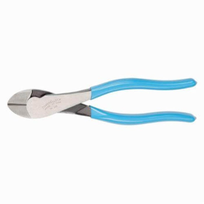 Channellock 338 High Leverage Diagonal Cutting Plier, 0.06 to 0.09 in Piano Wire, 0.04 to 0.09 in Hard Wire, 0.04 to 0.09 in Medium Hard Wire