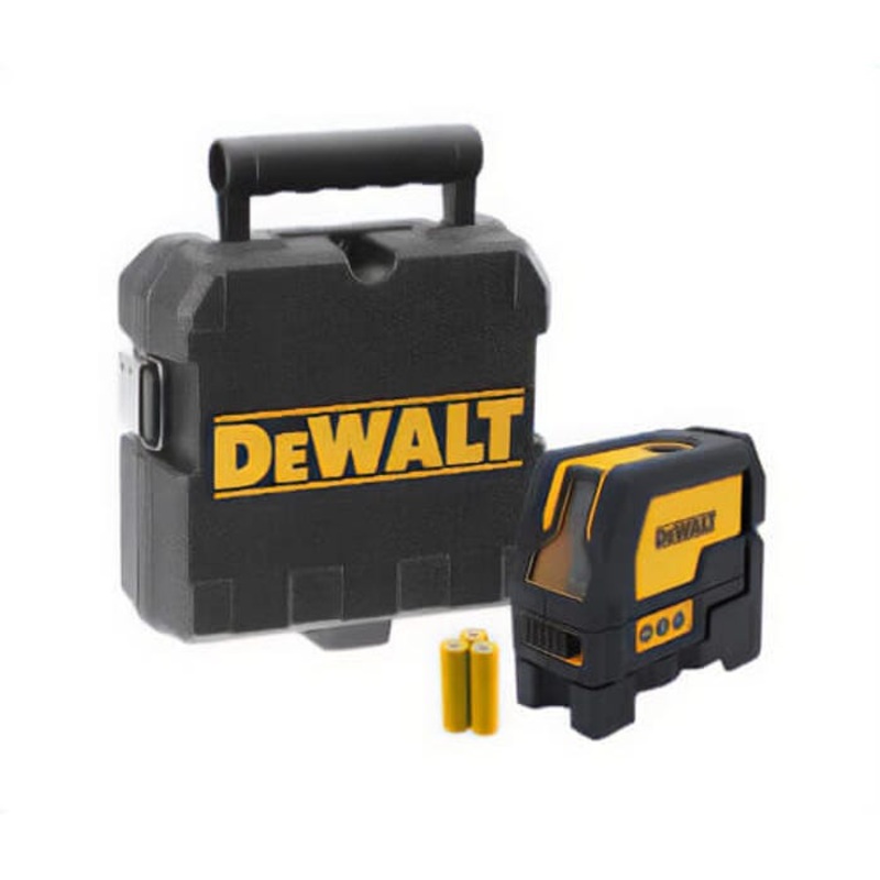 DeWALT DW0822 Electronic Self-Leveling Rotary Laser Level Kit, 50 ft with Detector/166 ft without Detector Measuring, +/-1/8 in at 30 ft Accuracy