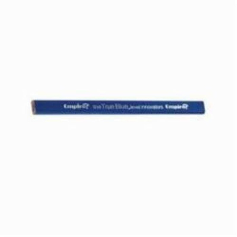Empire 87BLK Carpenter Pencil, Medium Lead, Sharpenable Tip, 10 in L, Soft Wood Barrel