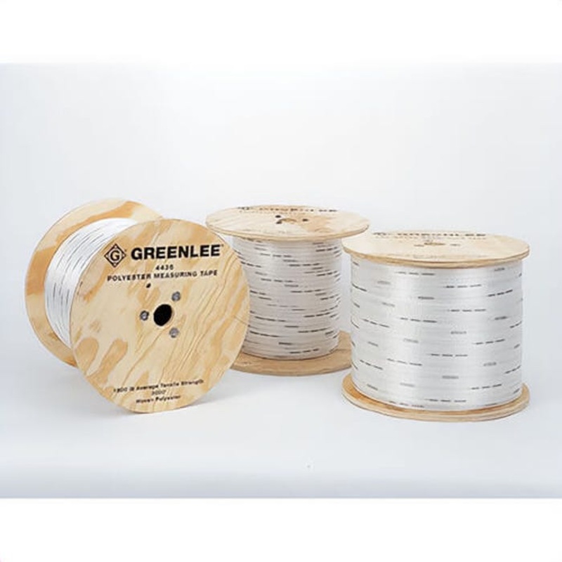 Greenlee 4435 ProLine Measure Pulling Tape, 1/2 in W x 3,000 ft L