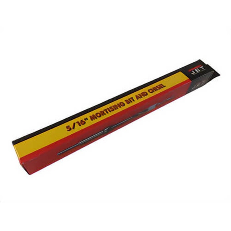 JET 708591 Mortising Chisel and Bit Set for use with Mortisers, 5/16 in