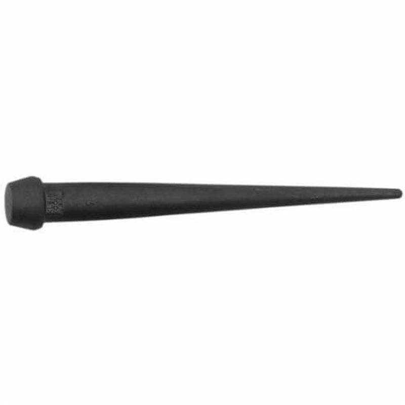 Klein 3256 Broad Head Tapered Bull Pin, 1/4 in Heat Treated Tip, 10 in OAL, Alloy Steel Tip