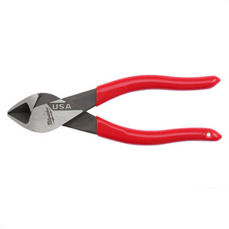 Milwaukee MT506 Plier, 6 in Nominal, Steel Jaw, 6.09 in OAL, Flush Cut