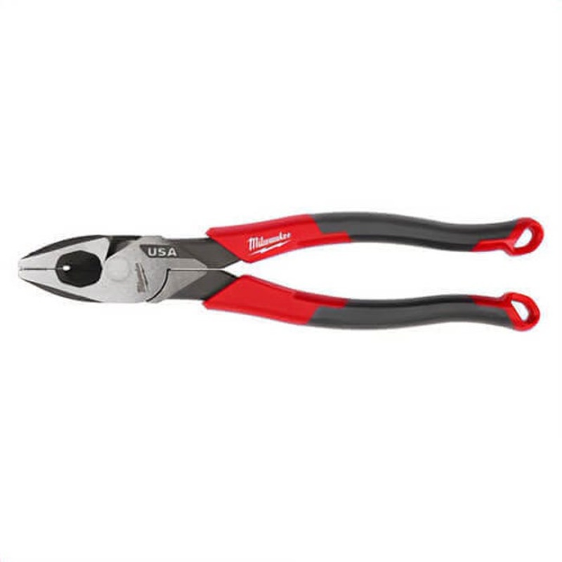 Milwaukee MT550 Lineman's Plier, 9 in Nominal, Steel Jaw, 9.61 in OAL