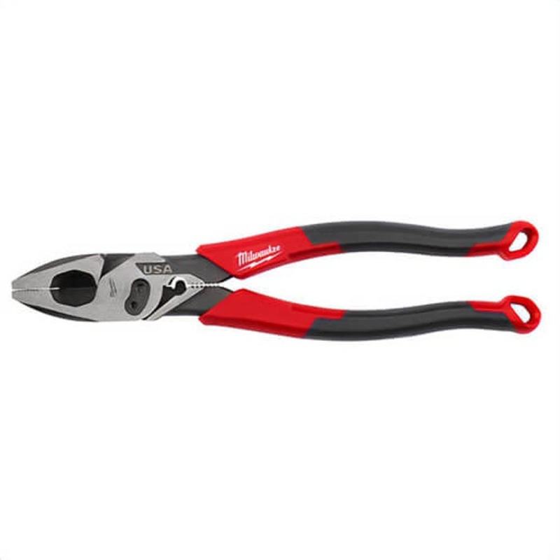 Milwaukee MT550C Lineman's Plier, 9 in Nominal, Steel Jaw, 9.62 in OAL