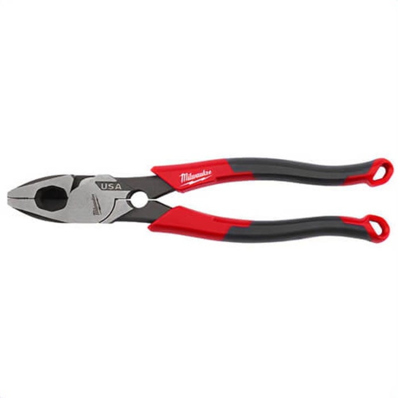Milwaukee MT550T Lineman's Plier, 9 in Nominal, Steel Jaw, 9.62 in OAL