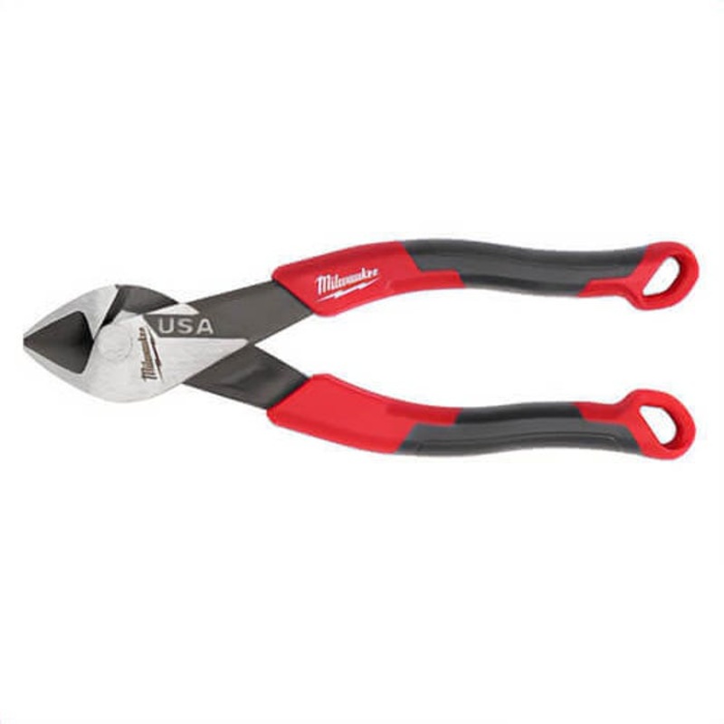Milwaukee MT556 Plier, 7 in Nominal, Steel Jaw, 6.5 in OAL, Flush Cut, 6 in