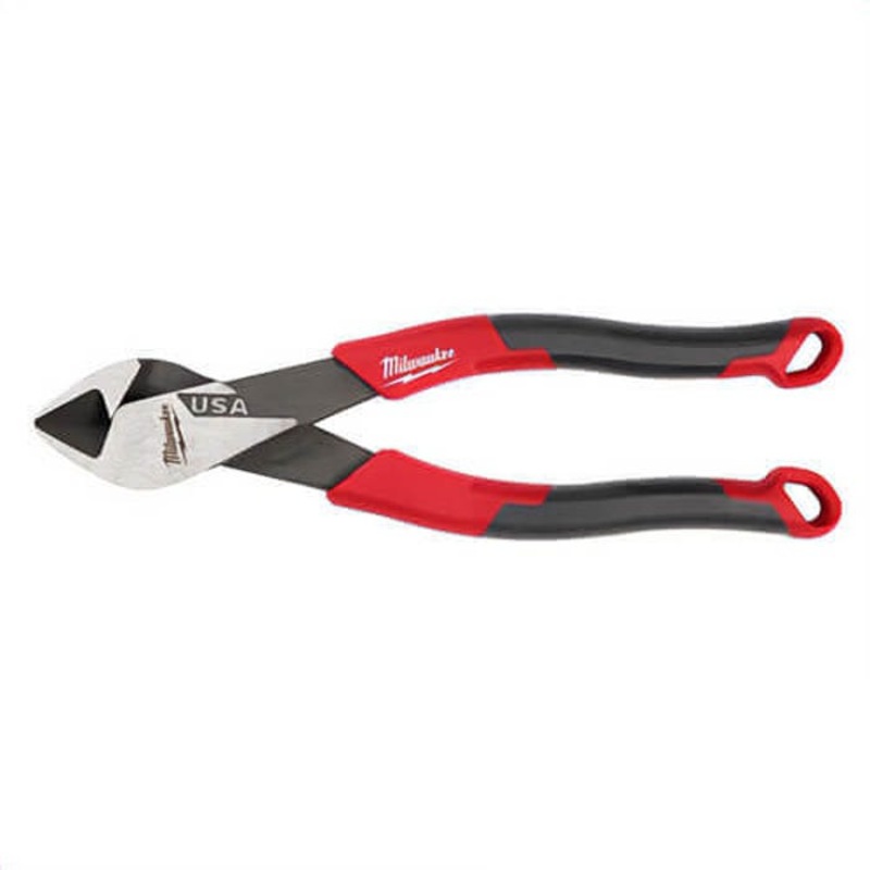 Milwaukee MT557 Plier, 7 in Nominal, Steel Jaw, 7.5 in OAL, Flush Cut