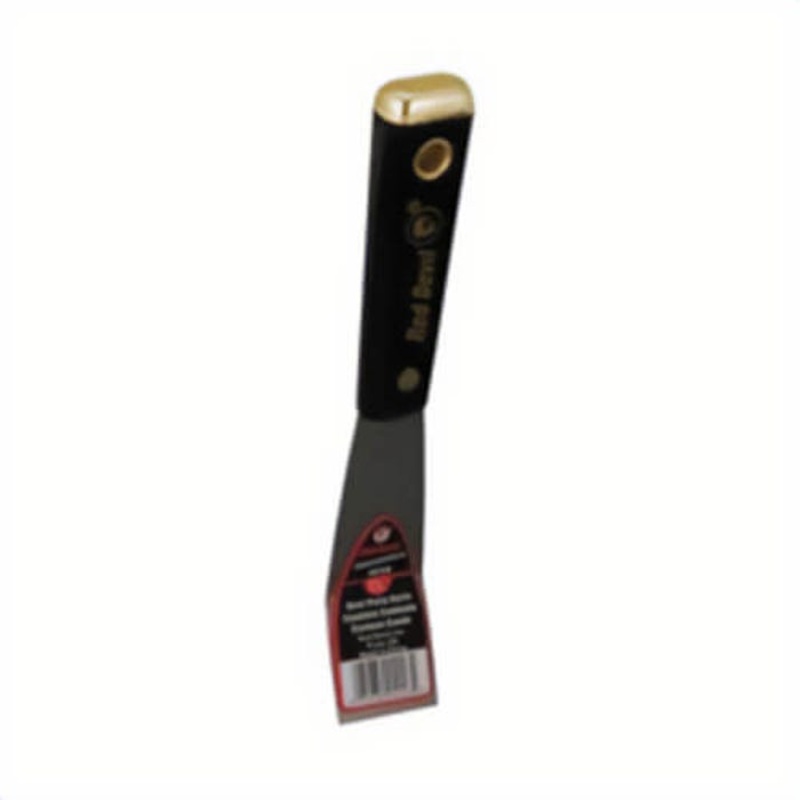 Red Devil 4243 4200 Professional Putty Knife, 1-1/4 in W, High Carbon Steel Blade, Bent Blade Flexibility