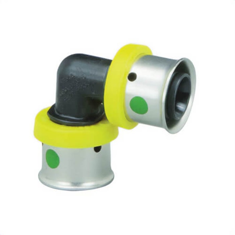 Viega 49260 PureFlow Elbow, 1 in Nominal, Press End Style, Polymer, Domestic