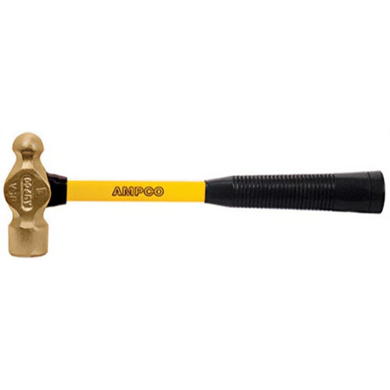 Ampco H-1FG Hammer Ball Peen, 0.75 lb, 14 in OAL