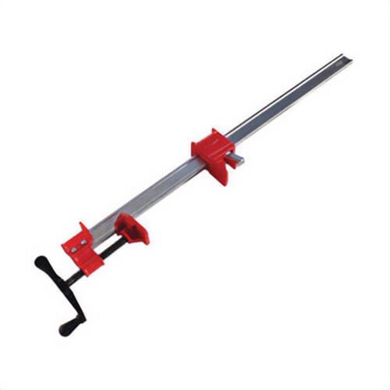 Bessey IBEAM96 Heavy Duty I-Beam Bar Clamp, 2 in D Throat, 96 in Clamping, Smooth Swivel