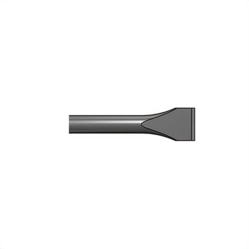 Brunner & Lay L11G12 Chipping Hammer Tools Scaling Chisel Hex Shank Oval Collar, 2 in blade