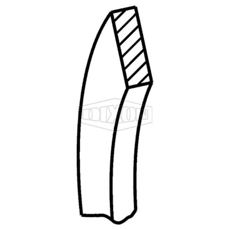 Dixon 40IE200 I-Line Gasket, 2 in Nominal, 3/32 in Thick, EPDM