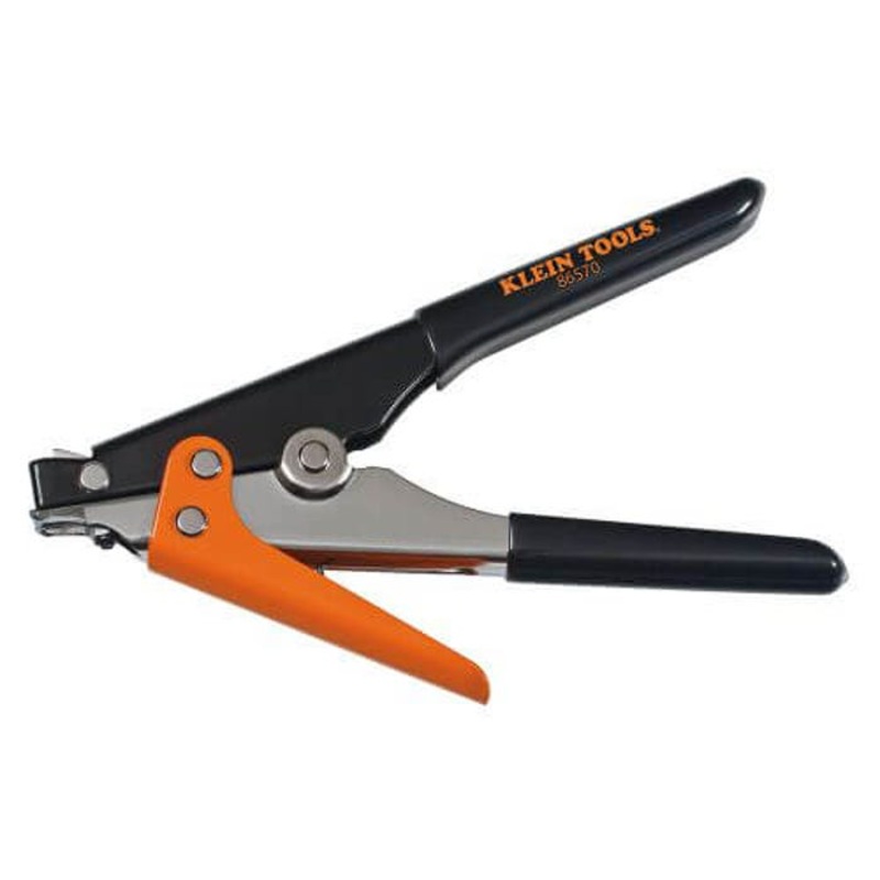Klein 86570 Auto Cutoff Nylon Tie Tensioning Tool, 65 lb Capacity
