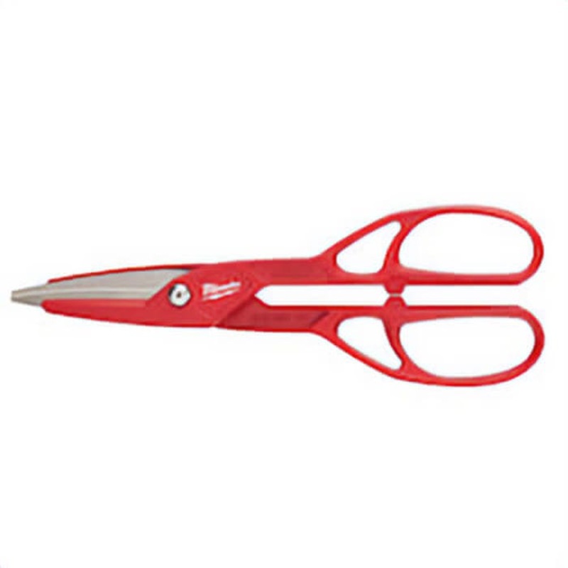 Milwaukee 48-22-4006 Lightweight Tinner Snip, 24 ga Cold Rolled Steel, 26 ga Stainless Steel Cutting, 3-1/2 in L of Cut