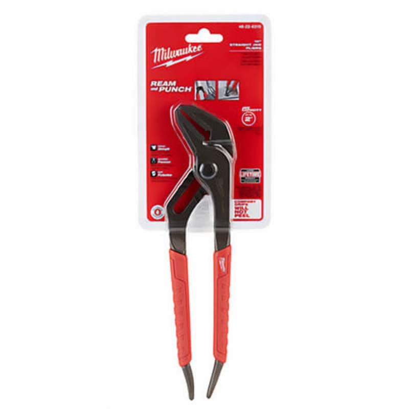 Milwaukee 48-22-6310 Gen II Straight Jaw Plier, 2 in Nominal, 1.36 in L Alloy Steel, 10 in OAL