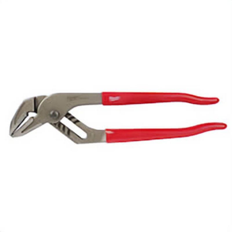 Milwaukee 48-22-6510 Tongue and Groove Plier, 2 in Nominal, 1-1/4 in L x 1/2 in W Steel Straight Jaw, 10 in OAL