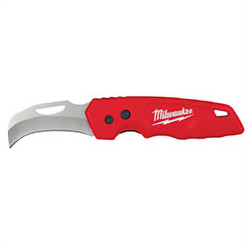 Milwaukee Fastback 48-22-1525 Lockable Folding Pocket Knife, Stainless Steel Hawkbill Blade, 2.45 in L Blade