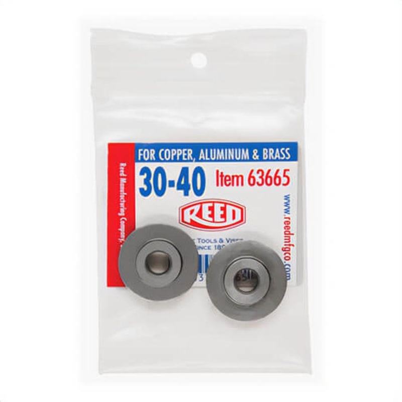 Reed 2PK-30-40 Replacement Cutter Wheel, Use With Quick Release TC Metal Tubing Cutter, 1/4 in Blade Exposure