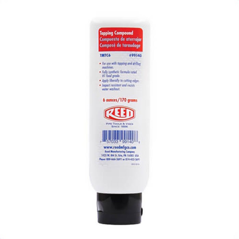 Reed TMTC6 Tapping Compound, 6 oz Squeezable Bottle, Fully Synthetic