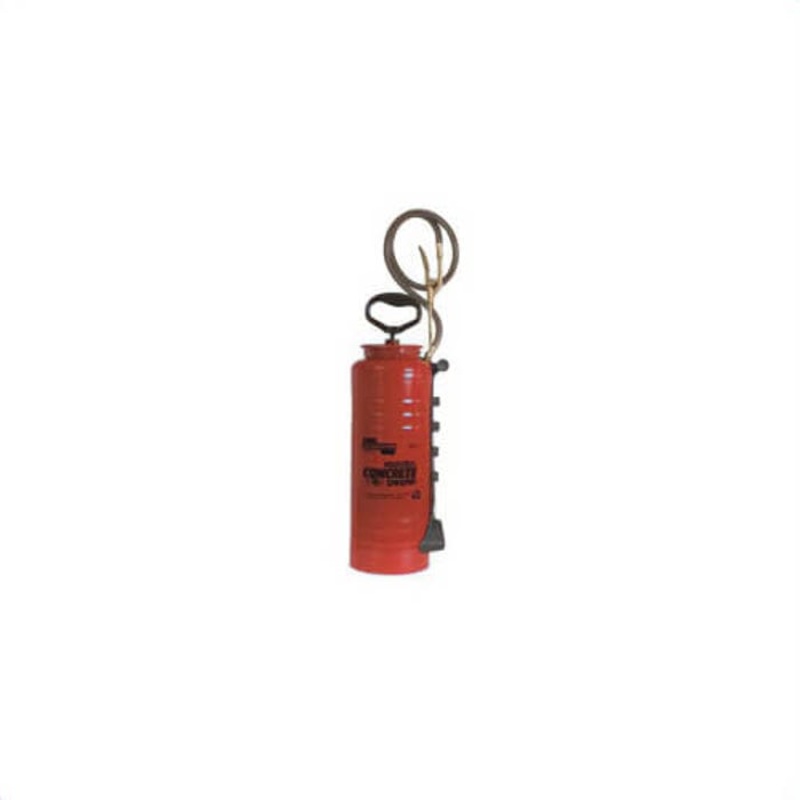 Chapin 1949 Concrete Open Head Sprayer, 3.5 gal, 0.5 to 1 GPM, 40 to 60 psi, 48 in Hose Length, Tri-Poxy Steel Tank