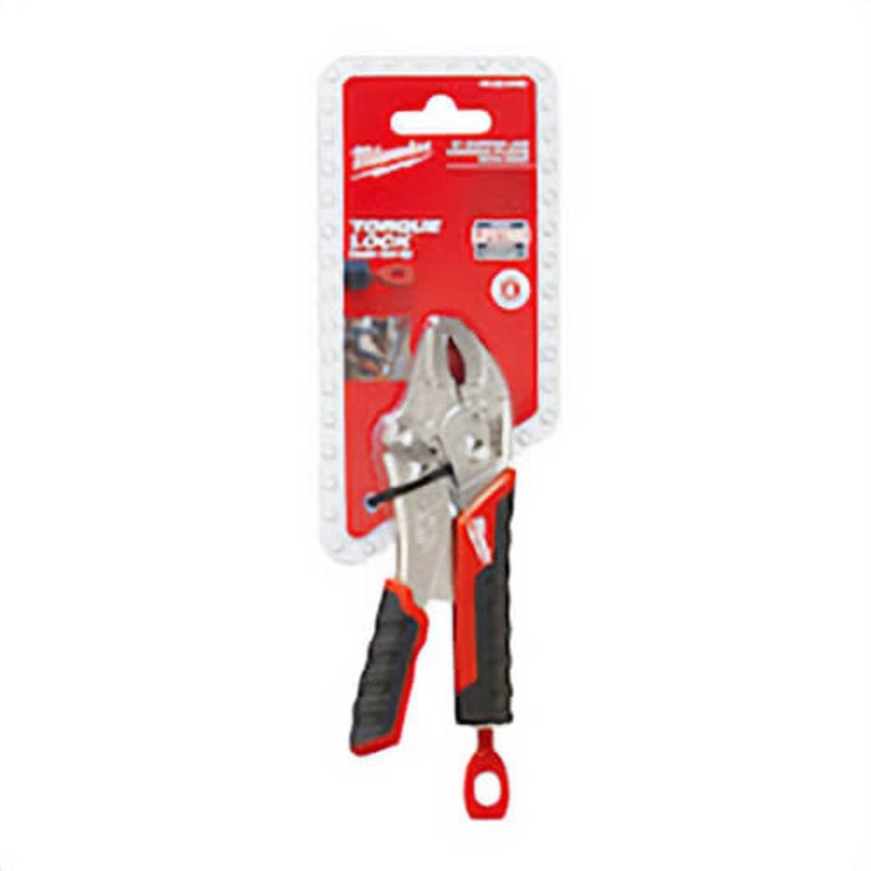 Milwaukee 48-22-3405 Torque Lock 1-Handed Lever Locking Plier, 1-1/4 in Nominal, Alloy Steel Curved Jaw, 5 in OAL