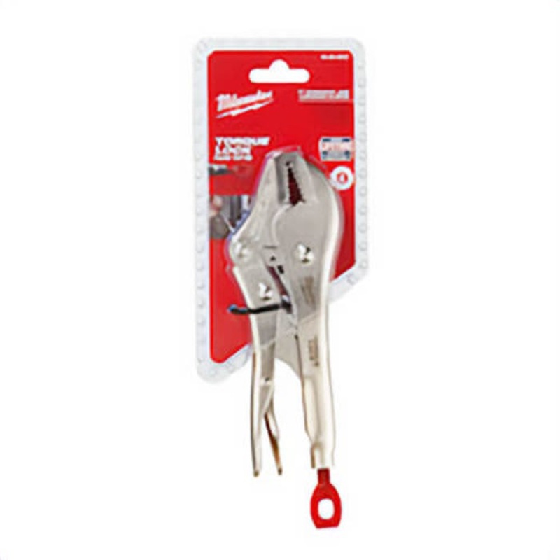 Milwaukee 48-22-3507 Torque Lock 1-Handed Lever Locking Plier, 1-3/4 in Nominal, Alloy Steel, Straight Jaw, 7 in OAL