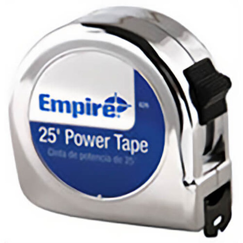 Milwaukee 626 Blade, Chrome Case Power Tape, 25 ft x 1 in