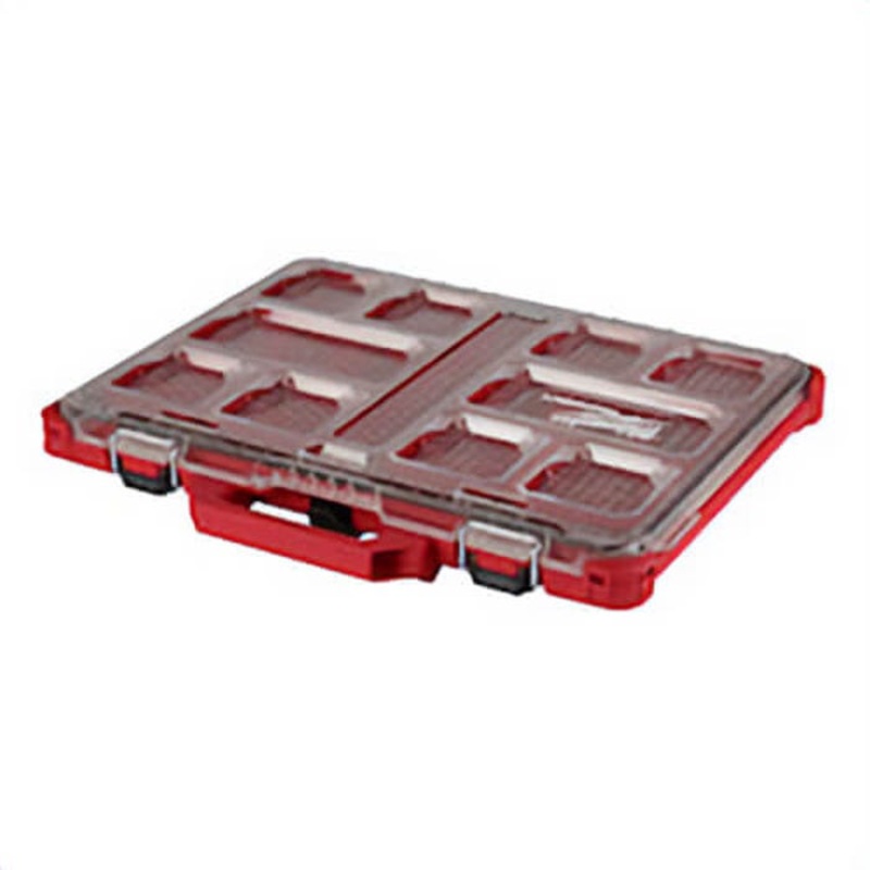Milwaukee Packout 48-22-8431 Low Profile Tool Organizer, 2.52 in H x 16.38 in W x 19.76 in D, Polymer, Red