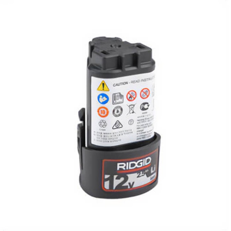 Ridgid 55183 Rechargeable Advanced Lithium Battery RB-1225, 12V, 2.5 Ah