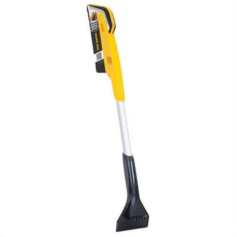 True Temper ABTT2812 Scratch-Free Snow Brush with End Scraper, 4-3/4 in H x 4-1/2 in W