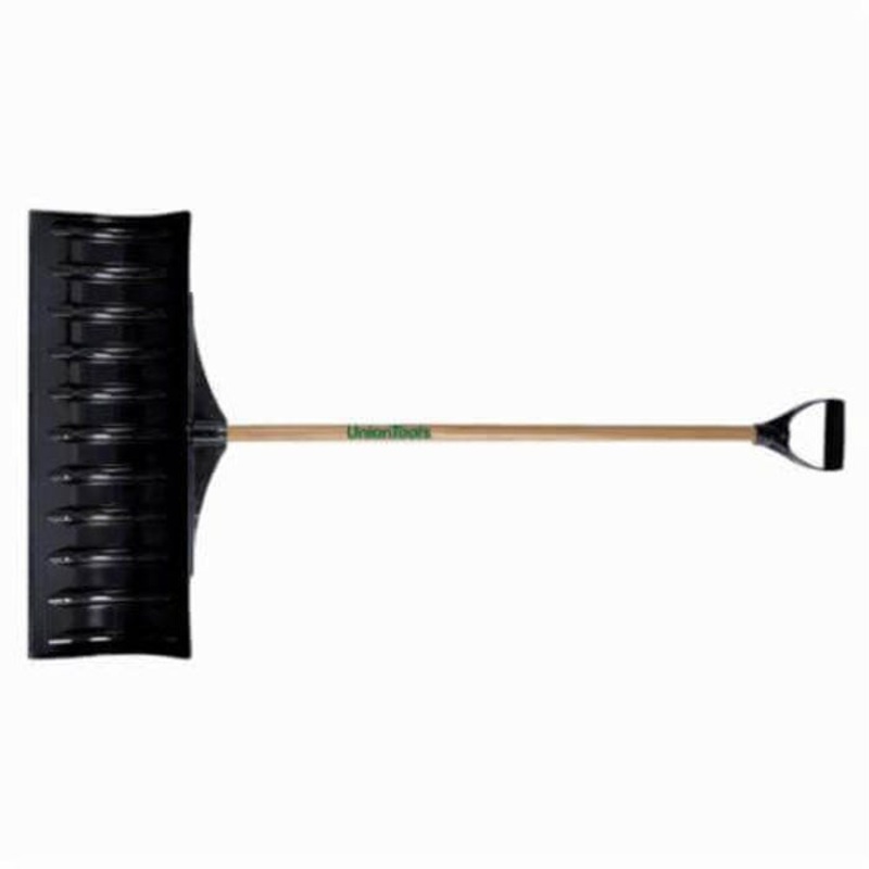 UnionTools 1602100 Extra Wide Snow Pusher, 30 in W, Poly Blade