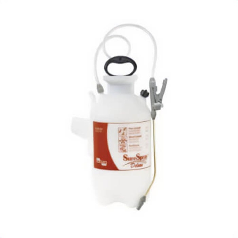 Chapin 26020 SureSpray Deluxe Sprayer, 2 gal gal Tank, 40 to 60 psi psi Pressure, 34 in in L Hose, 23 ft ft Spray Distance Horizontal