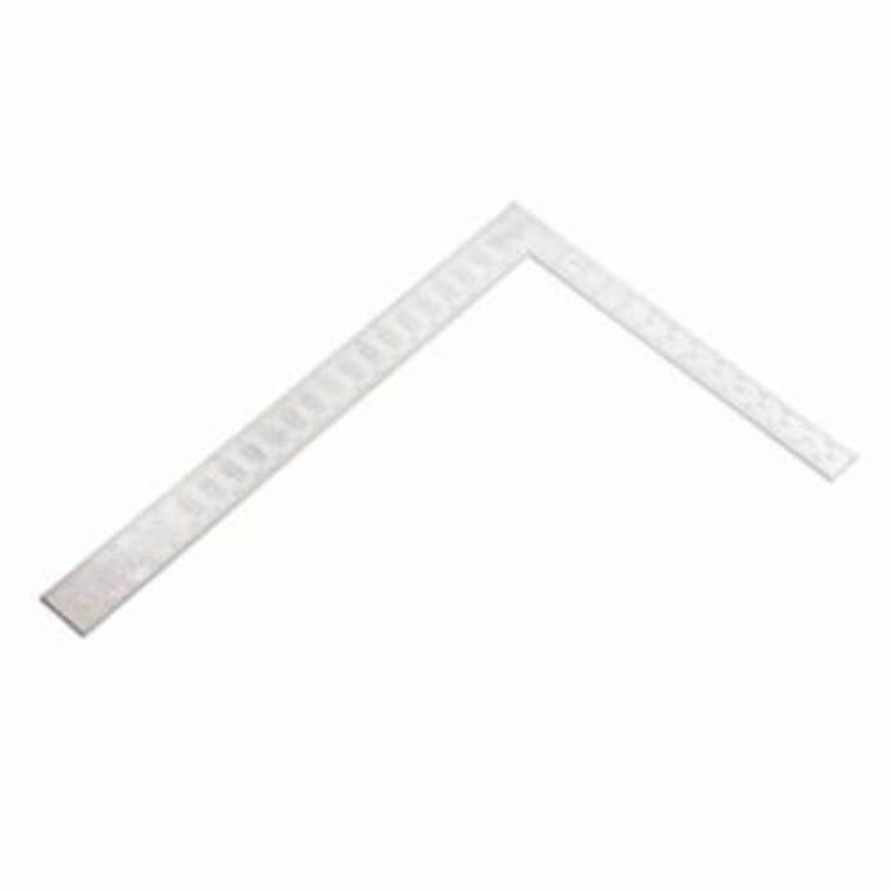 Empire 1140 Professional Grade Framing Square, 24 in L, 1/8 in Graduation, 22-1/2 in Tongue, Aluminum
