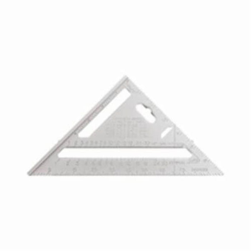 Empire 2990 Heavy Duty Rafter Square, 7 in L, 1/8 in Graduation, 7 in Tongue, Aluminum
