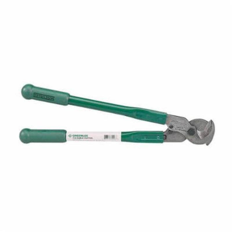 Greenlee 718 Extended Handle Cable Cutter, 350 kcmil aluminum, 4/0 AWG to 350 kcmil copper cable/wire, 18 in OAL