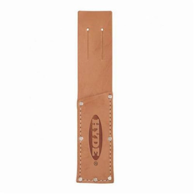 Hyde 56500 Belt Sheath, 10 x 2 in, Use with Standard and Safety Knife with Blades Up to 6 in, Simulated Leather
