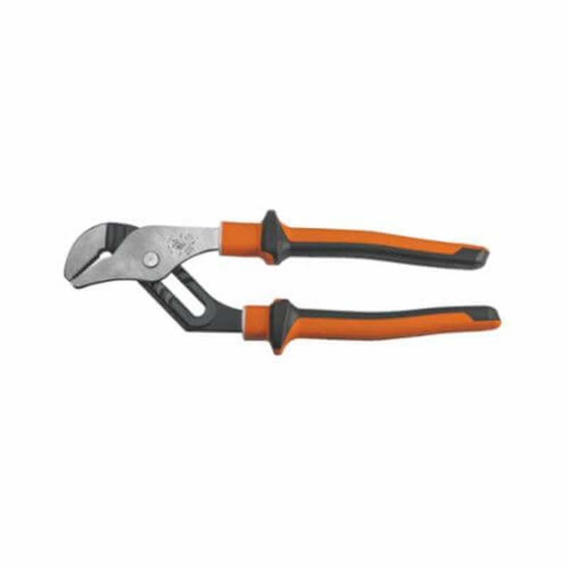 Klein 50210EINS 502-10-EINS Insulated Pump Plier, 1-3/4 in, 31/64 in W Steel Jaw, 10-1/4 in OAL