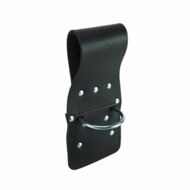 Klein 5456T Tunnel Hammer Holder, 1 pocket, For use with Hammers, Leather, Black