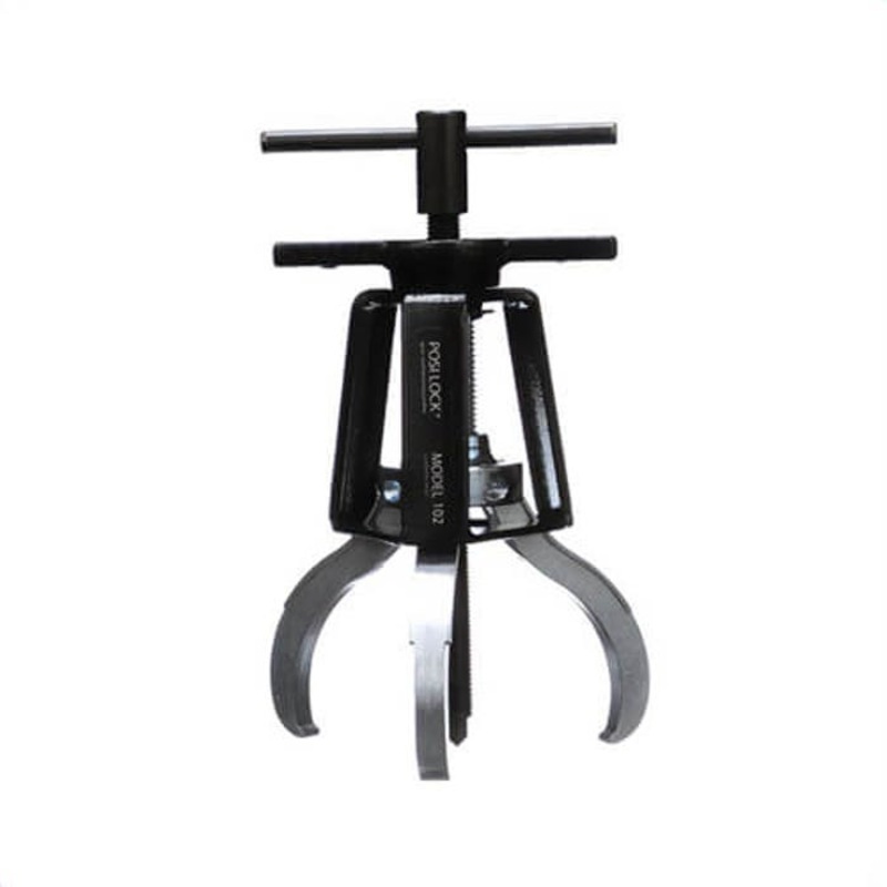 Power Team 102 Posi Lock Manual Puller, 1 ton Capacity, 3 Jaws, 1/4 to 3-1/4 in Jaw Spread, Caged Jaw, 2-1/4 in Max Reach