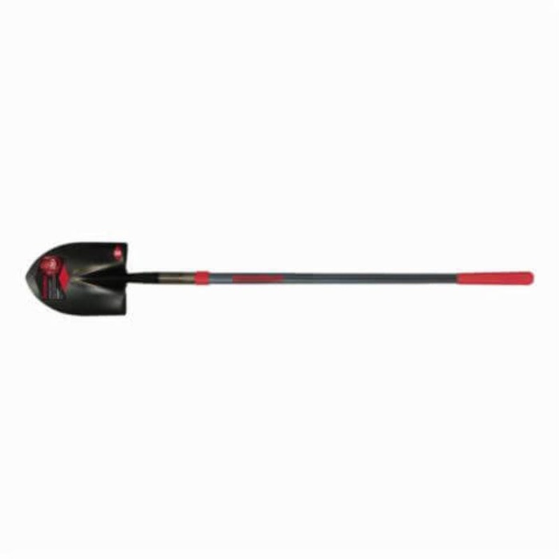 Razor-Back 45013 Round Point Shovel, Steel Blade, 48 in Handle Length Handle