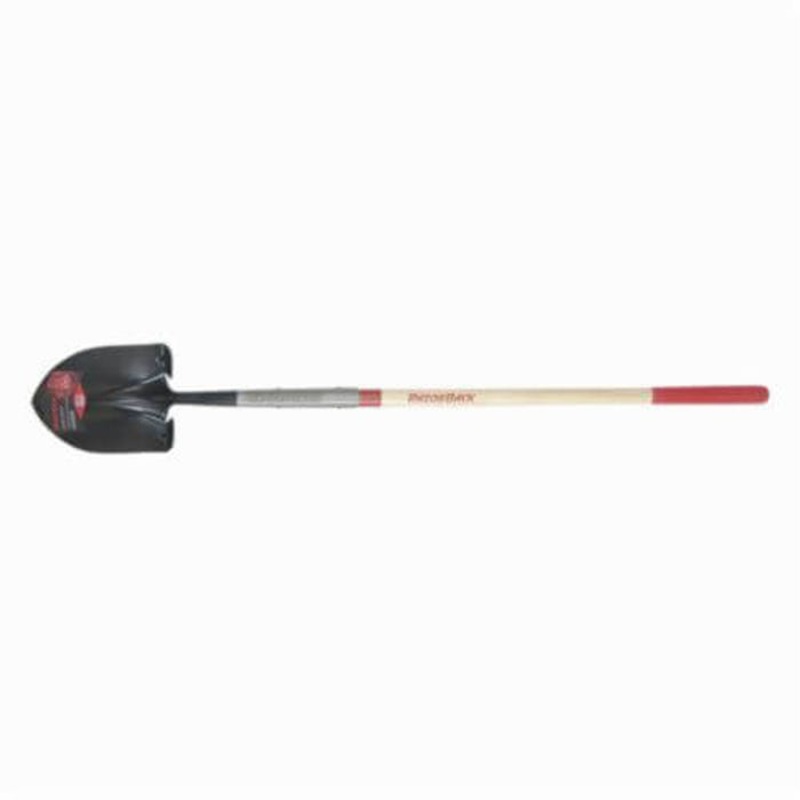 Razor-Back SuperSocket Powerstep 2593600 Heavy Duty Round Point Shovel, 48 in L Handle, Forged Steel Blade, Hardwood Handle