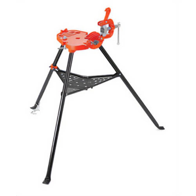 Ridgid 40130 Tristand Yoke Vise 40A, 1/8 in Thru 2-1/2 in Capacity