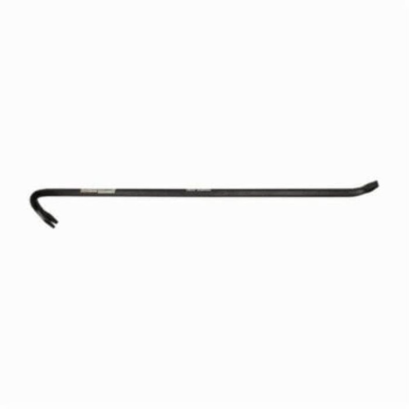 True Temper 1170500 Gooseneck Wrecking Bar, Flat Tip, 24 in OAL, Alloy Steel