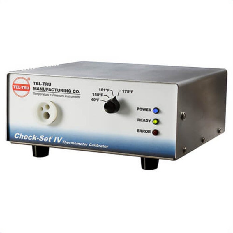 Tel-Tru CS4-F80-320 Check-Set IV Cold/Hot Calibrator, 4 Set Point, 40/175F, 0.2% Tolerance