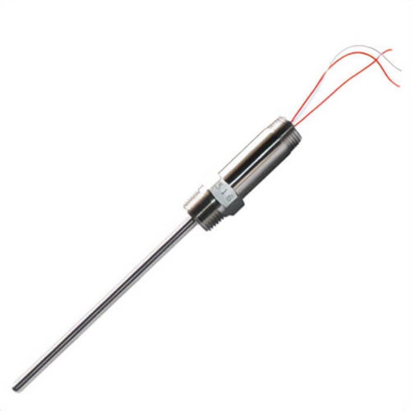 Tel-Tru NPAA3206A101C0600 Industrial RTD, -60/500F, 1/2 in NPT, 6 in Probe, 0.25 in dia Probe