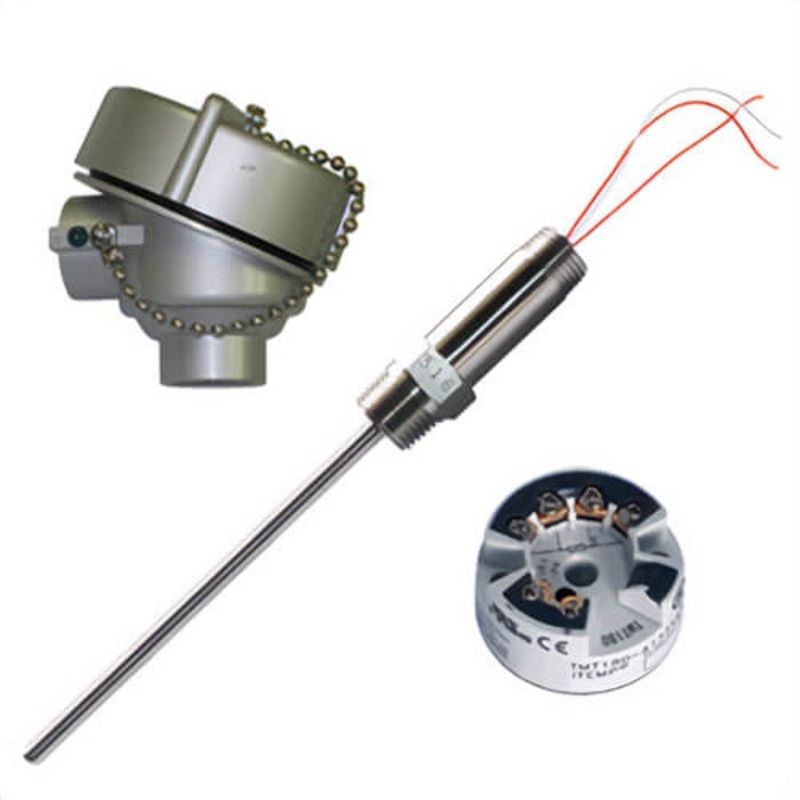 Tel-Tru NPAA3209A101E0000 Industrial RTD, -60/500F, 1/2 in NPT, 9 in Probe, 0.25 in dia Probe